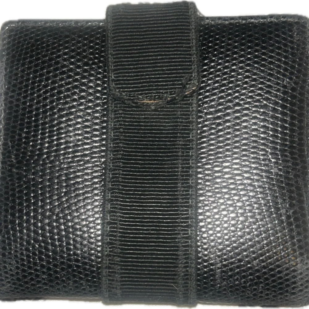 Salvatore Ferragamo Black Vara Bow Leather Wallet